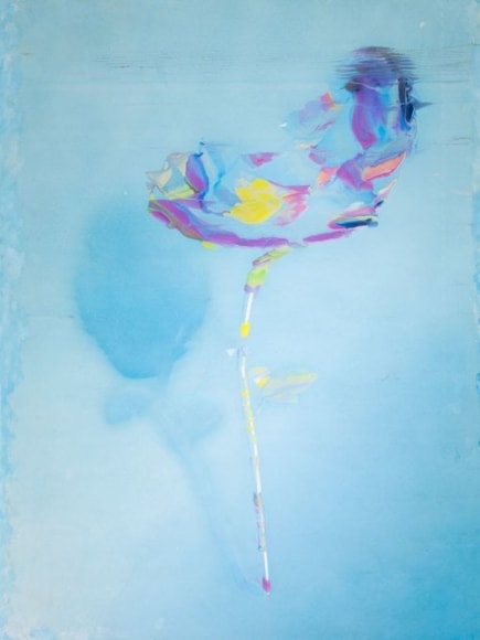 Rachel Rossin Untitled, 2019 Oil and airbrush on dura-lar with oil enamel, mounted on wood panel