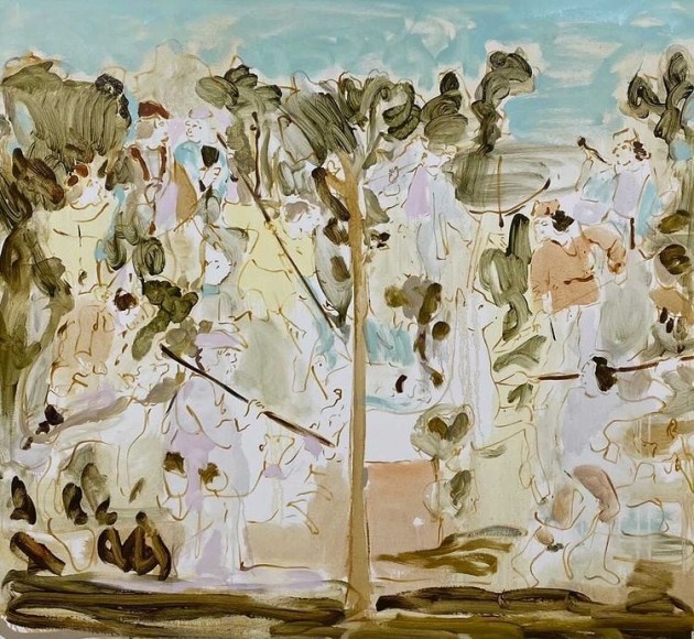 BRINTZ GALLERY_TOMO CAMPBELL_See you Again Soon_2021_62x55_Unique Art
