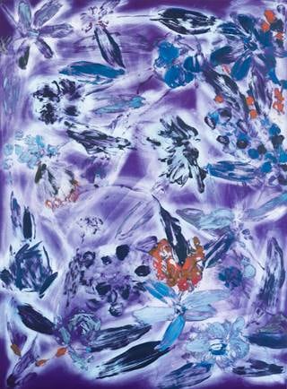 Ross Bleckner Untitled, 2010 Oil on paper, mounted on aluminum