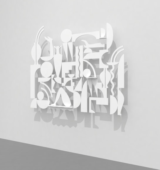 BRINTZ GALLERY_CAROLYN SALAS_Wall Screen No1_2021_78x69x5_Unique Art