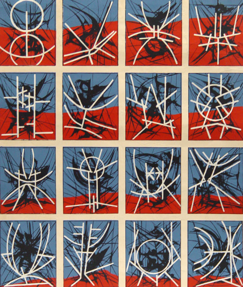 Jimmy Ernst, Hieroglyphics, 1969