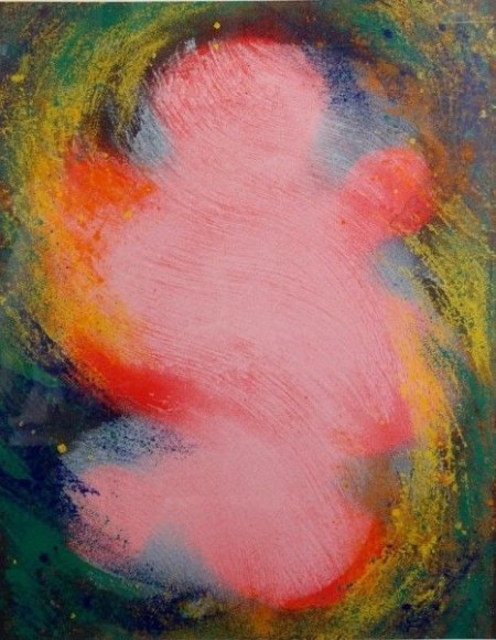 Natvar Bhavsar (born 1934) Untitled 1991 Screenprint in Colors H 31.75&quot; x W 24.75&quot; Signed and Dated