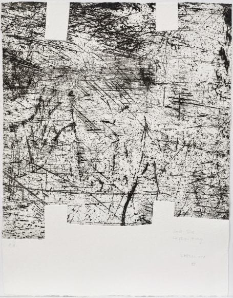 Eduardo Chillida, Yves Bonnefoy: Une H&eacute;l&egrave;ne de vent au de fum&eacute;e II, 1990