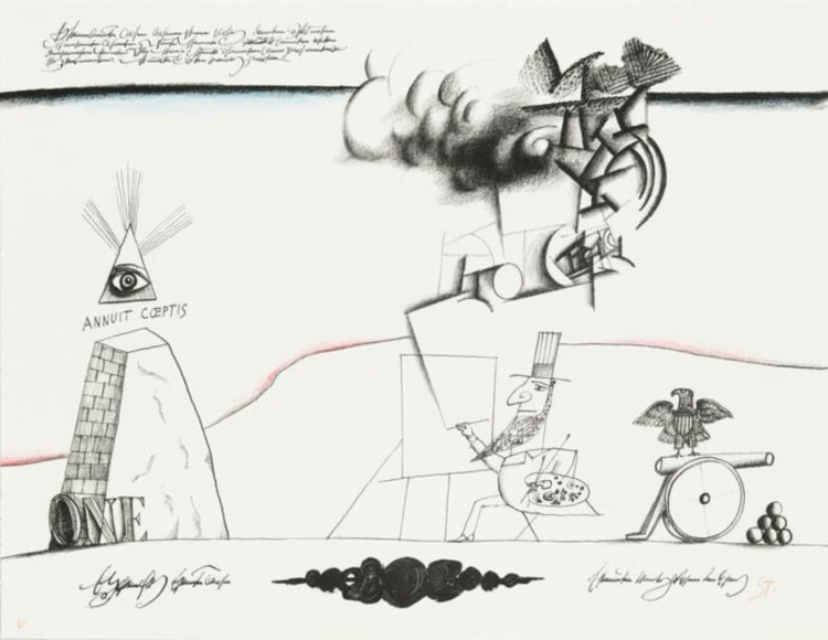 Saul Steinberg, Sam's Art, 1966