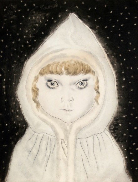 Tsuguharu Foujita, 1886 - 1968, Untitled from &quot;Les Enfants&quot;, 1929, Etching, Aquatint, H 13.375&quot; x W 10.25&quot;, Signed Lower Right - &quot;Foujita&quot;