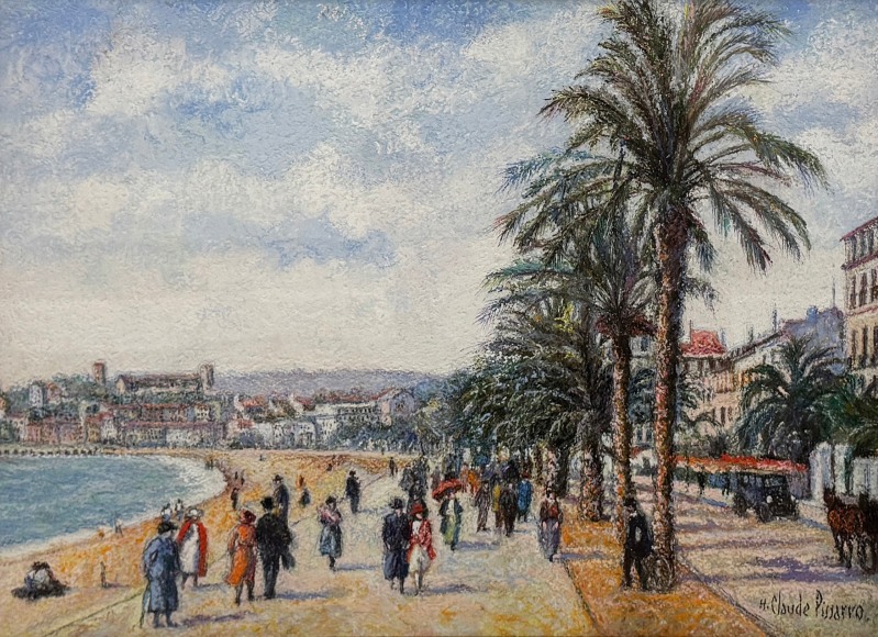Hugues Claude Pissarro, Les Palmiers de la croisette (Cannes), n.d