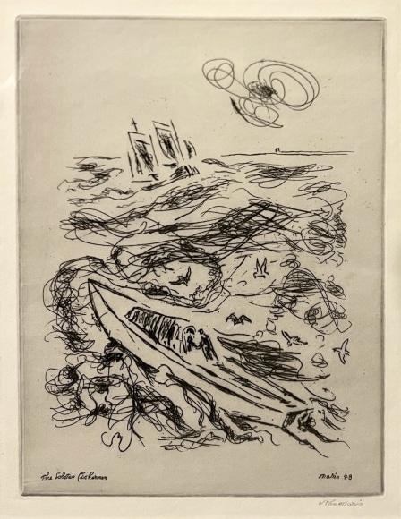 John Marin, The Lobster Fisherman, 1948