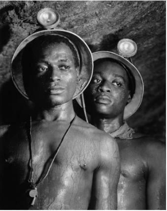 Margaret Bourke-White, Gold Miners, Johannesburg, South Africa, 1950 (printed circa 1960)