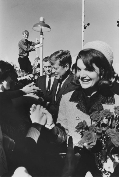 25.&nbsp;Arthur Rickerby (1921-1972), John and Jackie Kennedy at Love Field in Dallas, Texas&nbsp;(Variant, Nov. 29, 1963 Issue, p. 22; Variant, John F. Kennedy Memorial Edition, 1963, p. 2), November 22, 1963