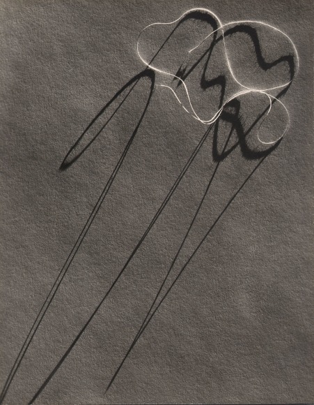 Gordon Coster, Wire Sculpture, ​c. 1935. Gordon Coster, Wire Sculpture, c. 1935. Abstract photo of a bundle of wire with long shadows spanning the frame.