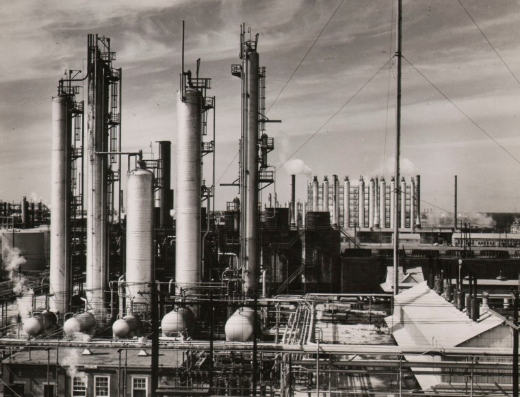 30.&nbsp;Harold Corsini (American, 1919-2008), Humble Oil and Refinery, Baytown, Texas, 1944
