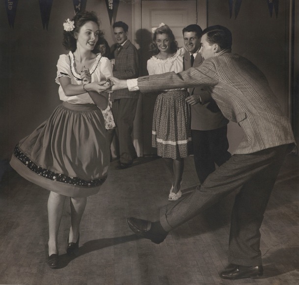 38. Ralph Bartholomew Jr. (American, 1907-1985), Proposed Fresh Deodorant Ad, Couple Dancing, 1945