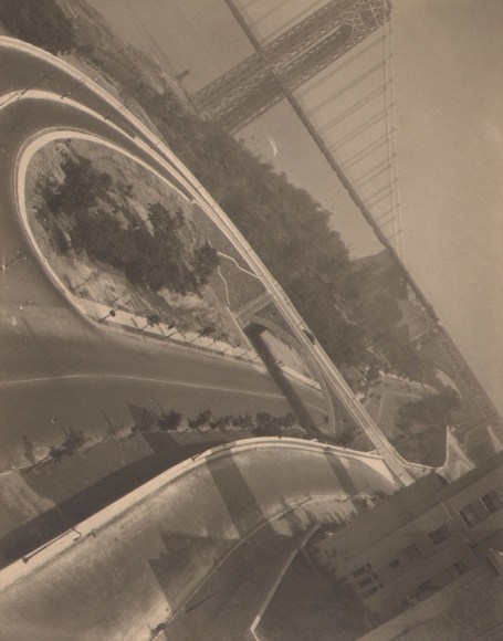 26. Paul Woolf (American, 1899-1985), George Washington Bridge, Abstraction, 1932