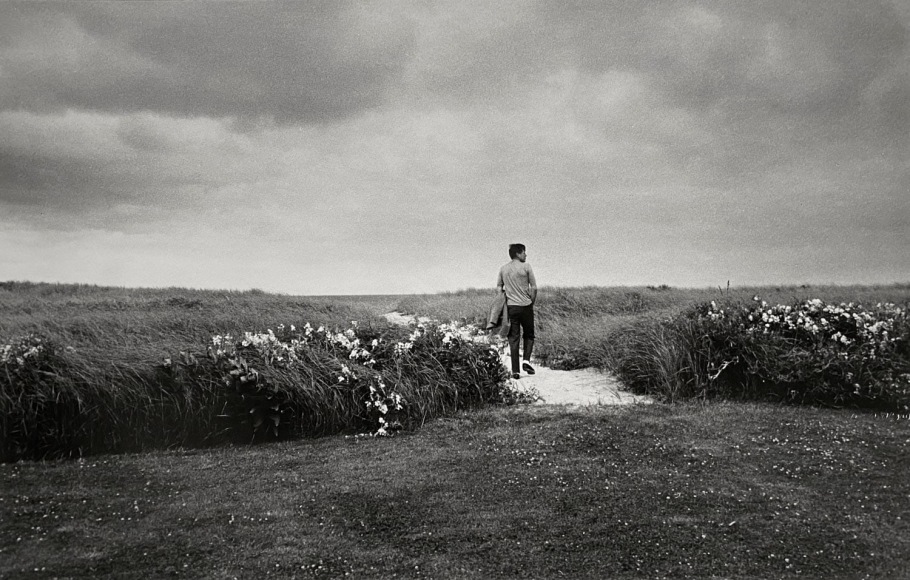 23. Mark Shaw (1921-1969), This was the President&rsquo;s favorite photograph. He loved to walk on the dunes near Hyannis Port. (John F. Kennedy Memorial Edition, 1963, p. 84; Nov. 29, 1963 Issue, p. 104), 1959