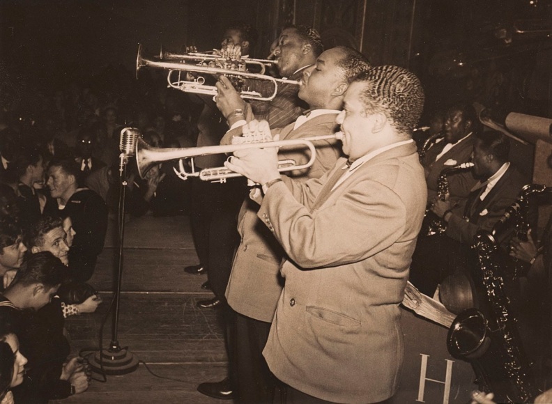 23.&nbsp;AL SMITH (American, 1916-2008), Louis Armstrong&rsquo;s Band, Civic Auditorium, 1944