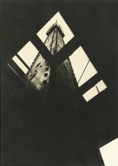 35. Margaret Bourke-White (American, 1904-1971), Toward the Sun, Massive Finial of the Chrysler Tower Before its Sheathing in Nirosta Steel, 1930