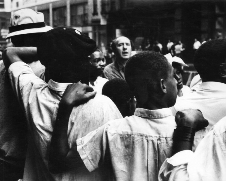 25. Beuford Smith&nbsp;(African-American, b. 1941), N.Y.C., We Shall Overcome, 1965