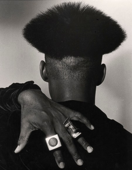 52.&nbsp;COREEN SIMPSON (American, b. 1942), Man With Rings (Arthur Smith Jewelry), 1987