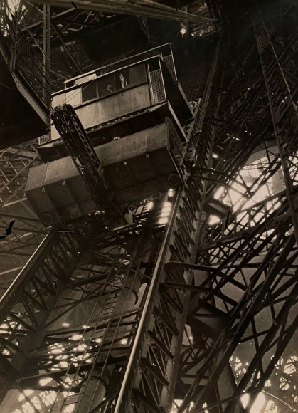 2.&nbsp;Germaine Krull (Dutch b. Germany, 1897-1985), Eiffel Tower Lift, c. 1928