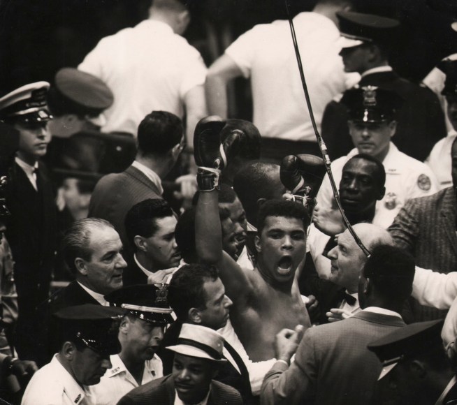 35.&nbsp;Ralph Morse (1917-2014), Cassius Clay after defeating Sonny Liston, 1964