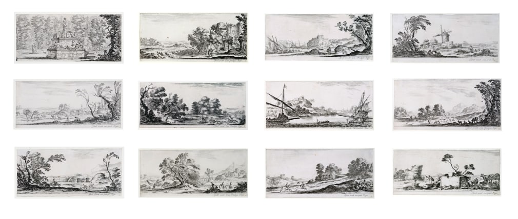 Stefano Della Bella, Divers Paysages