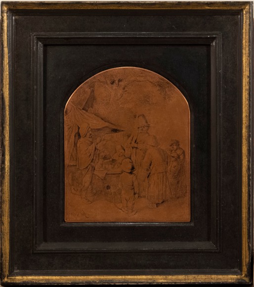 Adriaen van Ostade, Quacksalver, 1648,  Copper Plate