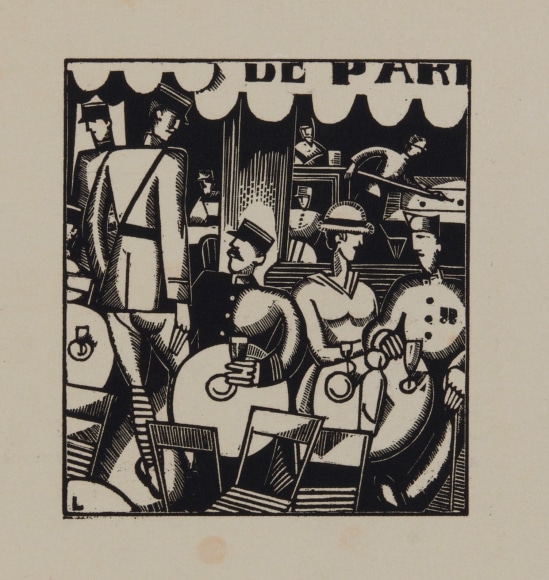 Jean-&Eacute;mile Laboureur, Images de l'Arri&egrave;re: L'Aperitif de la Garnison