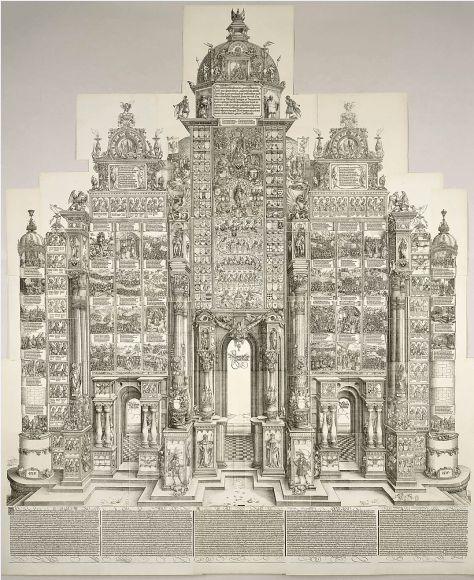 Albrecht Dürer, The Triumphal Arch of Maximilian, 1515 (1799 edition)