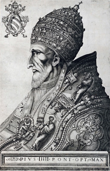 Hans Lange (ca. 1558 - ?)  Pope Pius V