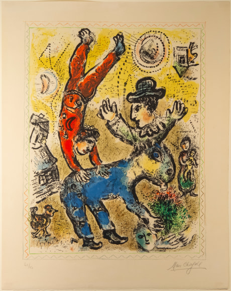 Marc Chagall, The Red Acrobat