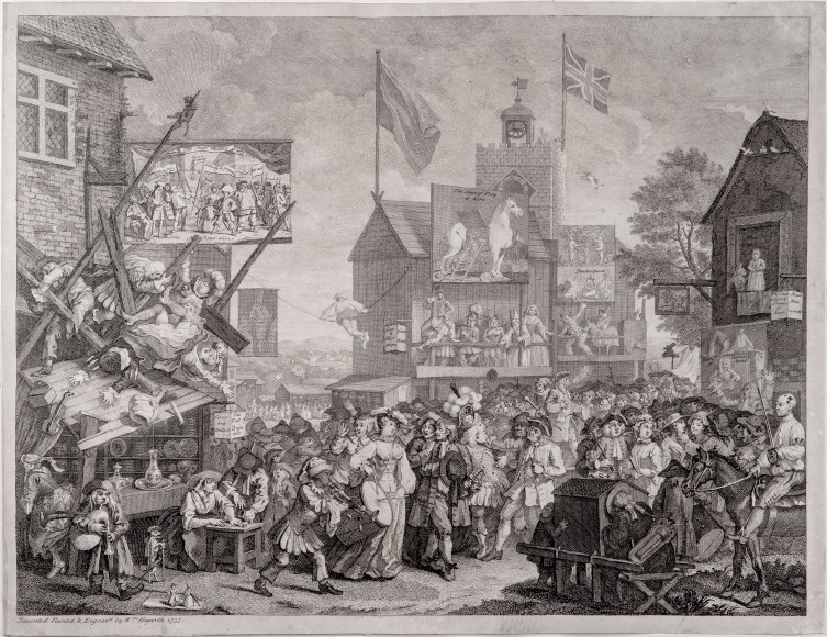 William Hogarth (1697-1764)  Southwark Fair, 1733  Etching and engraving on laid paper