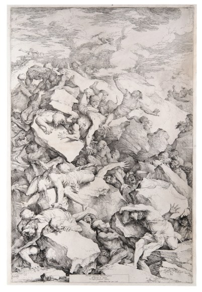Salvator Rosa (1615-1661)  The Fall of the Giants, 1663
