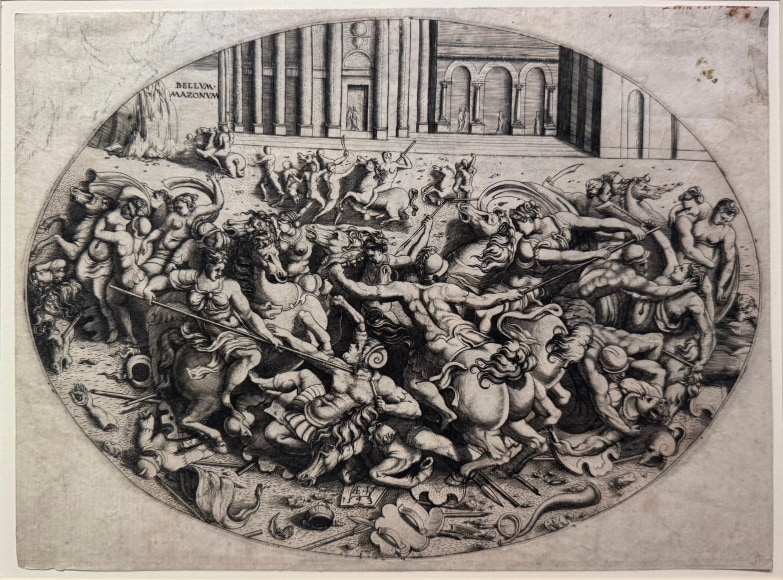 Enea Vico, The Battle of the Amazons