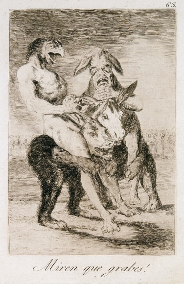 Francisco de Goya, Miren Que Grabes!