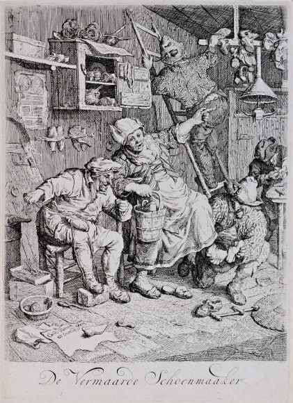 Cornelis Dusart, De Vermaarde Schoenmaaker