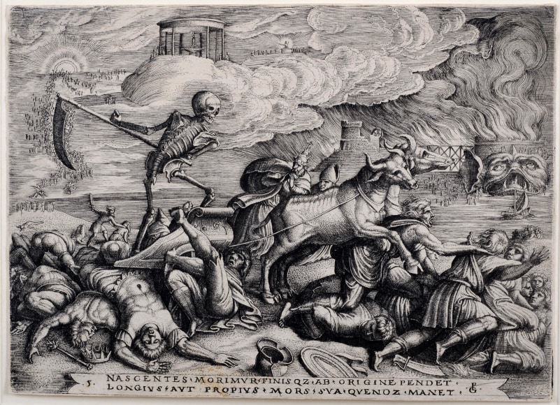 Georg Pencz (ca. 1500-1550)  The Triumph of Death on Time