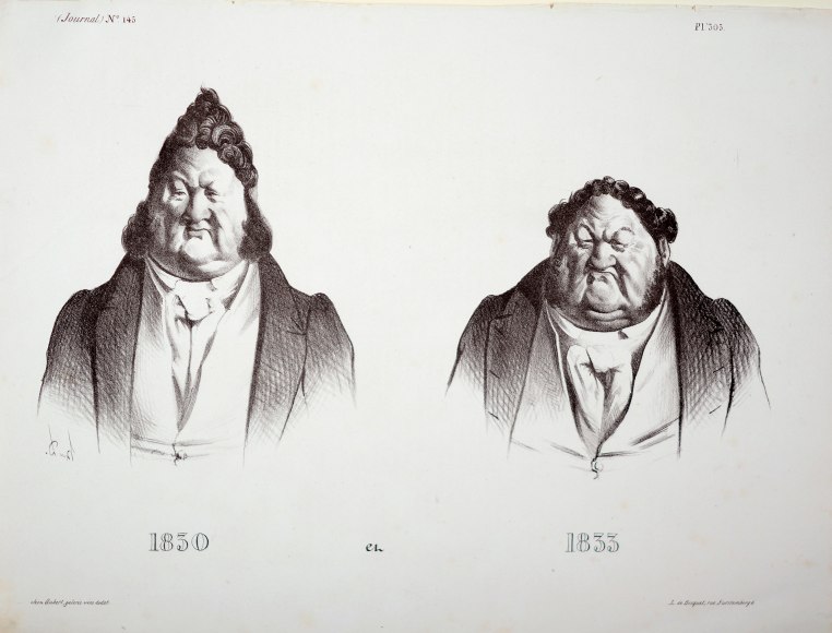 Honor&eacute; Daumier, 1830 et 1833