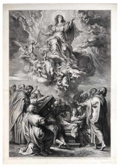 Schelte Adams Bolswert, The Assumption of the Virgin (after Rubens)