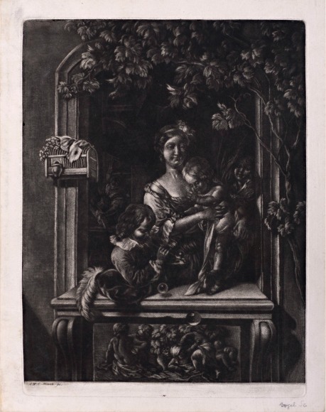 Christian Wilhelm Ernst Dietrich (1712-1774)  Mother and Children