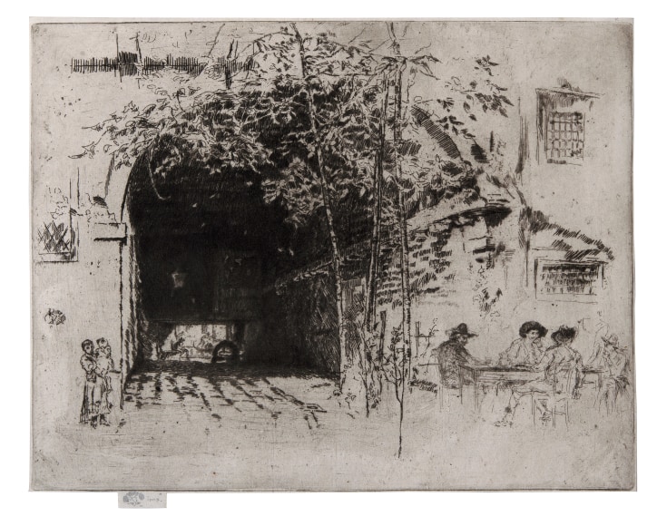 James Abbott McNeill Whistler (1834-1903), The Traghetto No. 2, ca. 1881