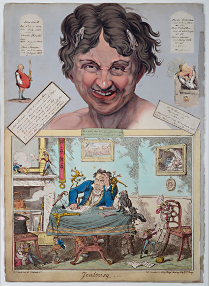 George Cruikshank (1792-1878)  Jealousy, 1823