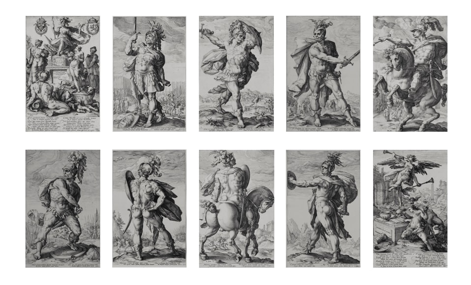 Hendrick Goltzius, The Roman Heros
