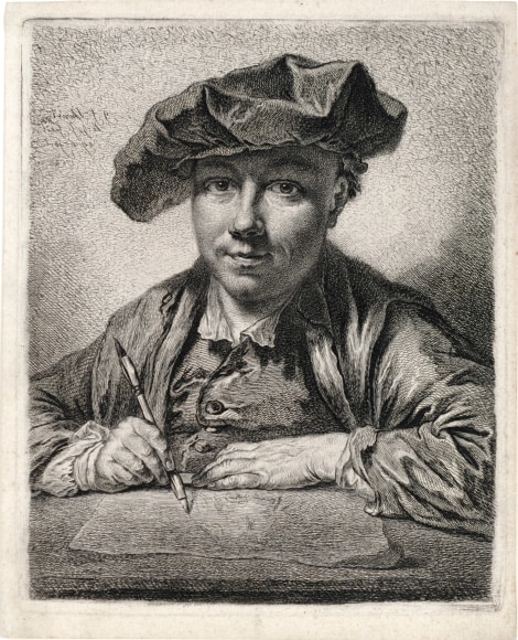 Georg Friedrich Schmidt, Self-Portrait