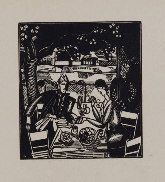 Jean-&Eacute;mile Laboureur, Images de l'Arri&egrave;re: Le Permissionnaire &agrave; la Campagne