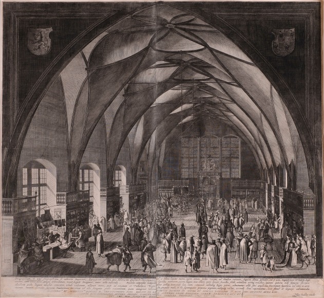 Aegidius Sadeler, Vladislav Hall, Prague Castle, the Annual Fair