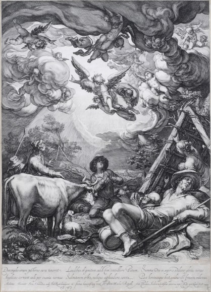 Jan Saenredam, The Annunciation to the Shepherds