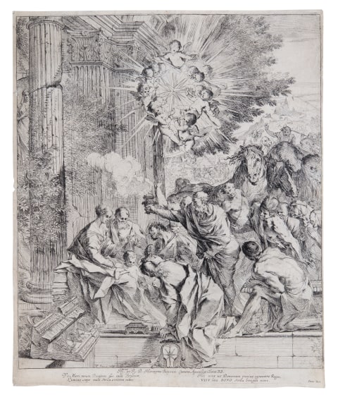 Pietro Testa, The Adoration of the Magi