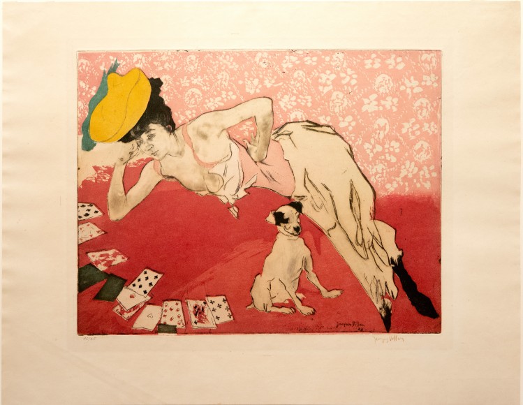 Jacques Villon, Les Cartes (Cards: The Game of Solitaire)