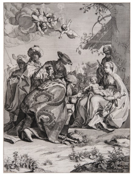 Giovanni Giralomo Frezza after Peter Paul Rubens, Adoration of the Magi