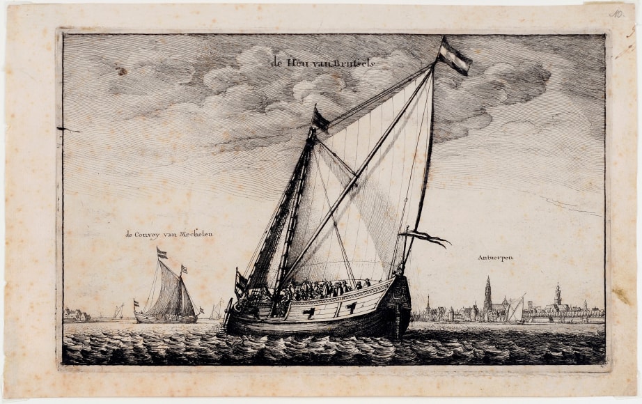 Wenceslaus Hollar, The Brussels Packet